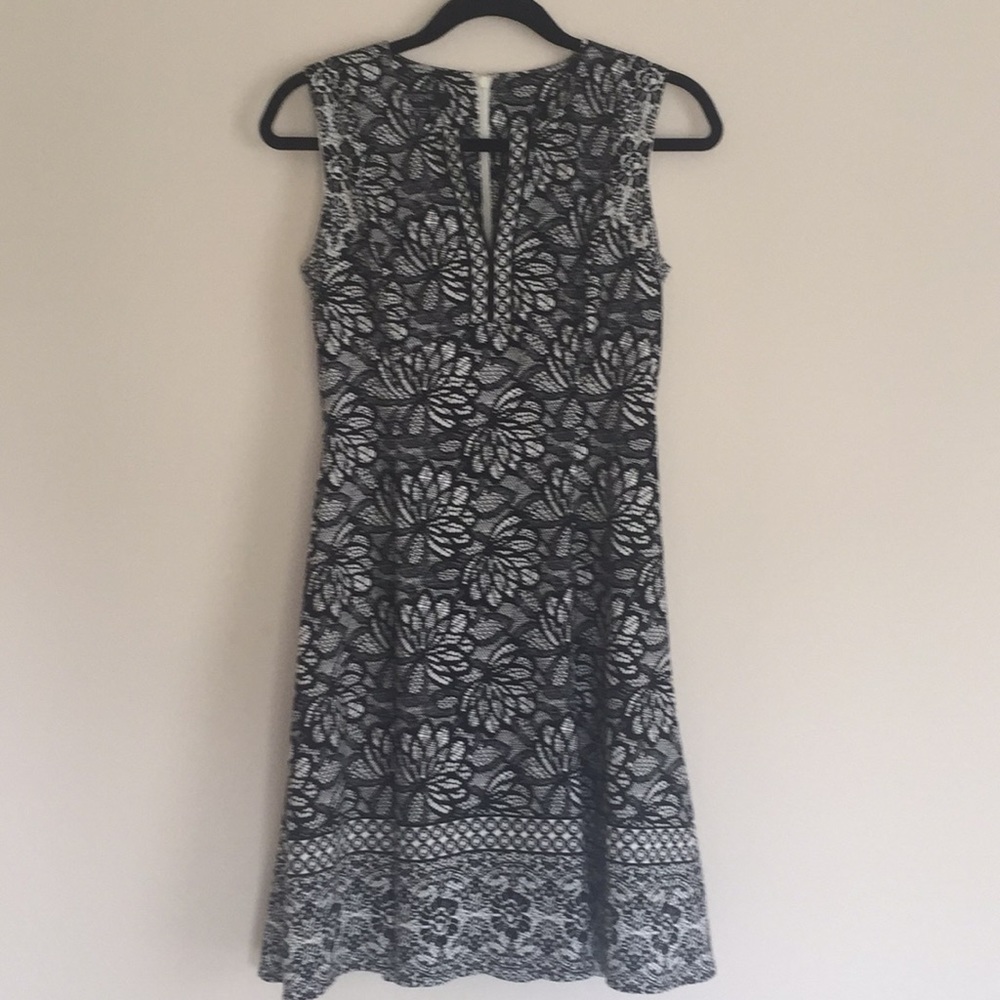 Adorne Stitch Fix Black and White Print Dress